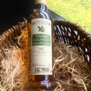 Vinaigre de vin blanc à la noix 25cl